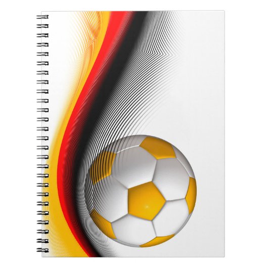 サッカーボール ノートブック (正面)