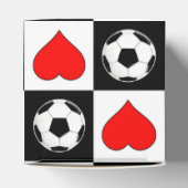 サッカーボール&ハートギフトボックス フェイバーボックス (上部)