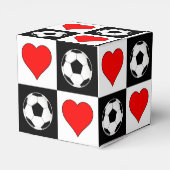 サッカーボール&ハートギフトボックス フェイバーボックス (裏面サイド)