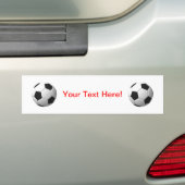 サッカーボール: バンパーステッカー (車上)