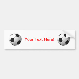 サッカーボール: バンパーステッカー