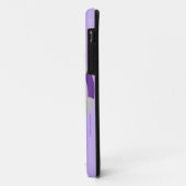 サッカーボール、パープル、名パーソナライズされた前 Case-Mate iPhoneケース (裏面/左)