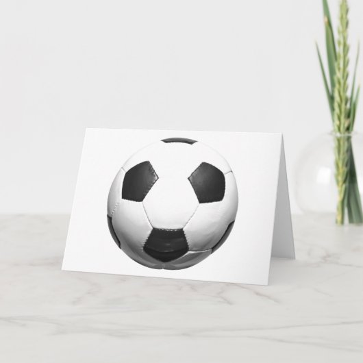 サッカーボール-フットボールの球 カード (正面)