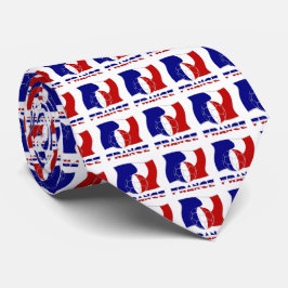 サッカーボール フランス フランス国旗 オーダーメイド ネクタイ