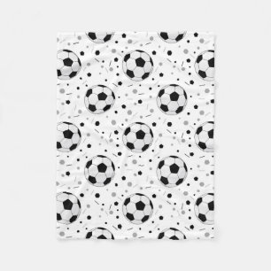 サッカーボール フリースブランケット
