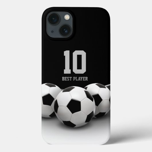 サッカーボール |プレ最高のイヤー番号 Case-Mate iPhoneケース (裏面)