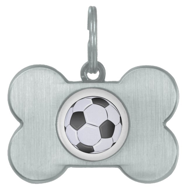 サッカーボール ペットネームタグ (正面)