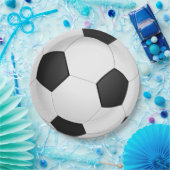 サッカーボール ペーパープレート (パーティー)