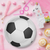 サッカーボール ペーパープレート (パーティー)