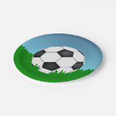 サッカーボール ペーパープレート (アングル)