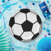 サッカーボール ペーパープレート (パーティー)