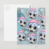 サッカーボール ポストカード (正面/裏面)