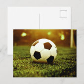 サッカーボール ポストカード (正面/裏面)