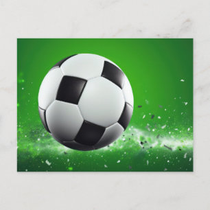サッカーボール ポストカード