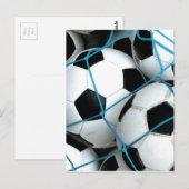 サッカーボール ポストカード (正面/裏面)