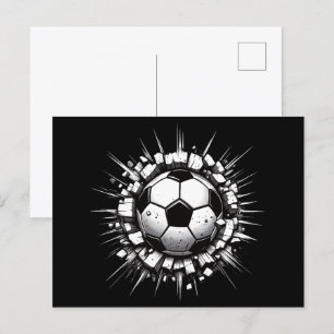 サッカーボール ポストカード