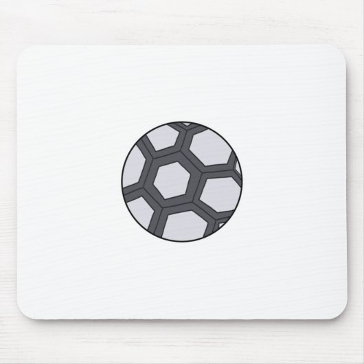 サッカーボール マウスパッド (正面)