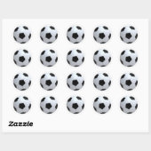 サッカーボール ラウンドシール (シート)