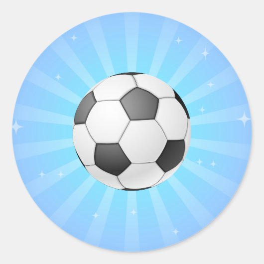 サッカーボール ラウンドシール (正面)