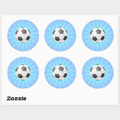 サッカーボール ラウンドシール (シート)