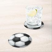 サッカーボール ラウンドペーパーコースター (インサイチュ)