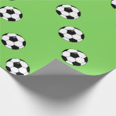 サッカーボール ラッピングペーパー (角)