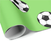 サッカーボール ラッピングペーパー (ロールコーナー)