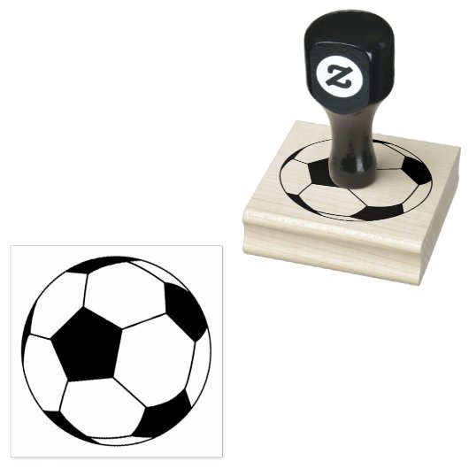 サッカーボール ラバースタンプ (押印)