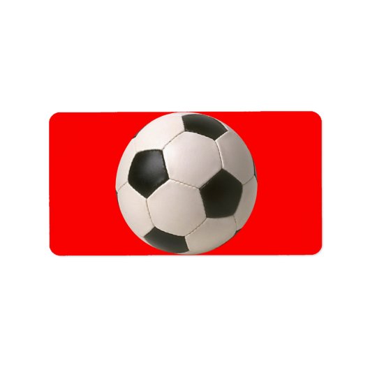 サッカーボール ラベル (正面)