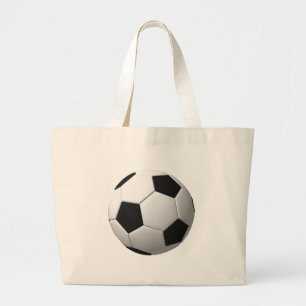 サッカーボール: ラージトートバッグ