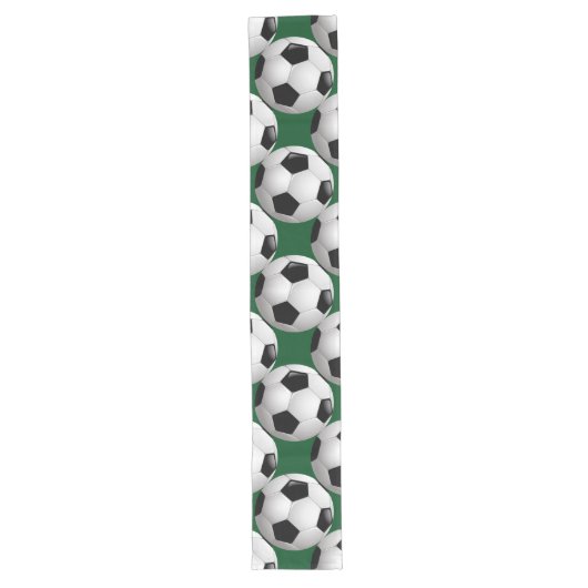 サッカーボール ロングテーブルランナー (正面)