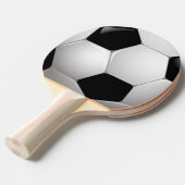 サッカーボール 卓球ラケット (正面アングル)