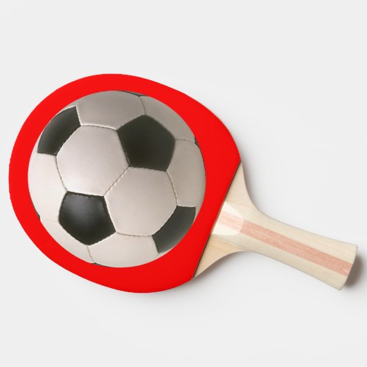 サッカーボール 卓球ラケット (横)
