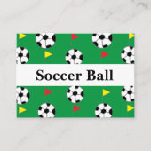 サッカーボール 名刺 (正面)