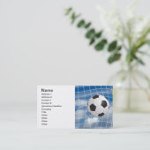 サッカーボール 名刺 (スタンド正面)