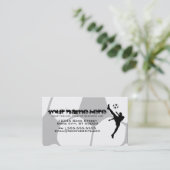 サッカーボール 名刺 (スタンド正面)