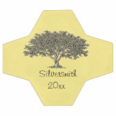 サッカーボール – 名前と日付とファミリーツリー (フラット)