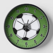 サッカーボール 壁時計 (正面)