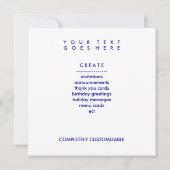 サッカーボール 招待状 (裏面)