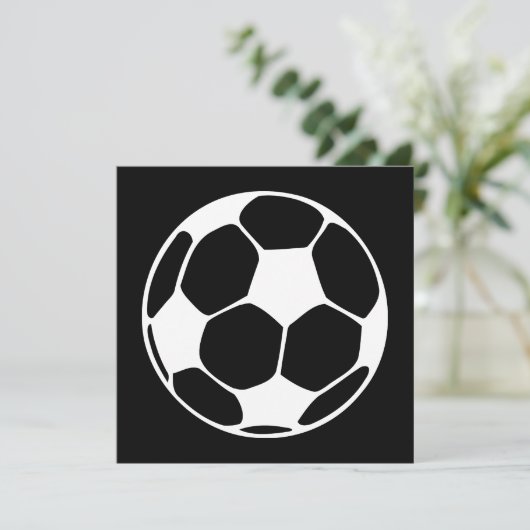 サッカーボール 招待状 (スタンド正面)