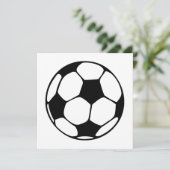 サッカーボール 招待状 (スタンド正面)