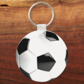 サッカーボール(白黒) キーホルダー (正面)
