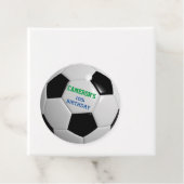 サッカーボール(緑と青) フェイバータグ (インサイチュ)