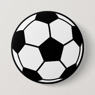サッカーボール 缶バッジ