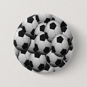 サッカーボール 缶バッジ