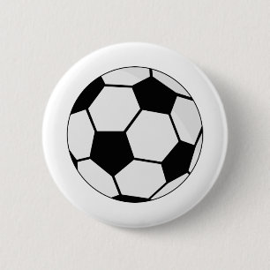 サッカーボール 缶バッジ