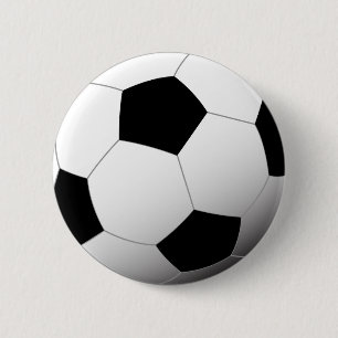サッカーボール 缶バッジ