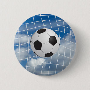 サッカーボール 缶バッジ