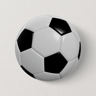 サッカーボール 缶バッジ