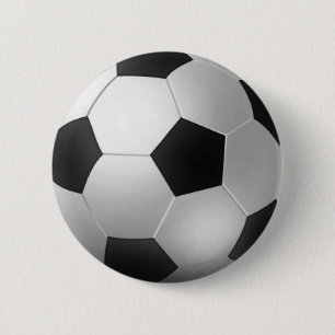 サッカーボール 缶バッジ